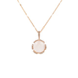 Rose Gold Crystal Necklace
